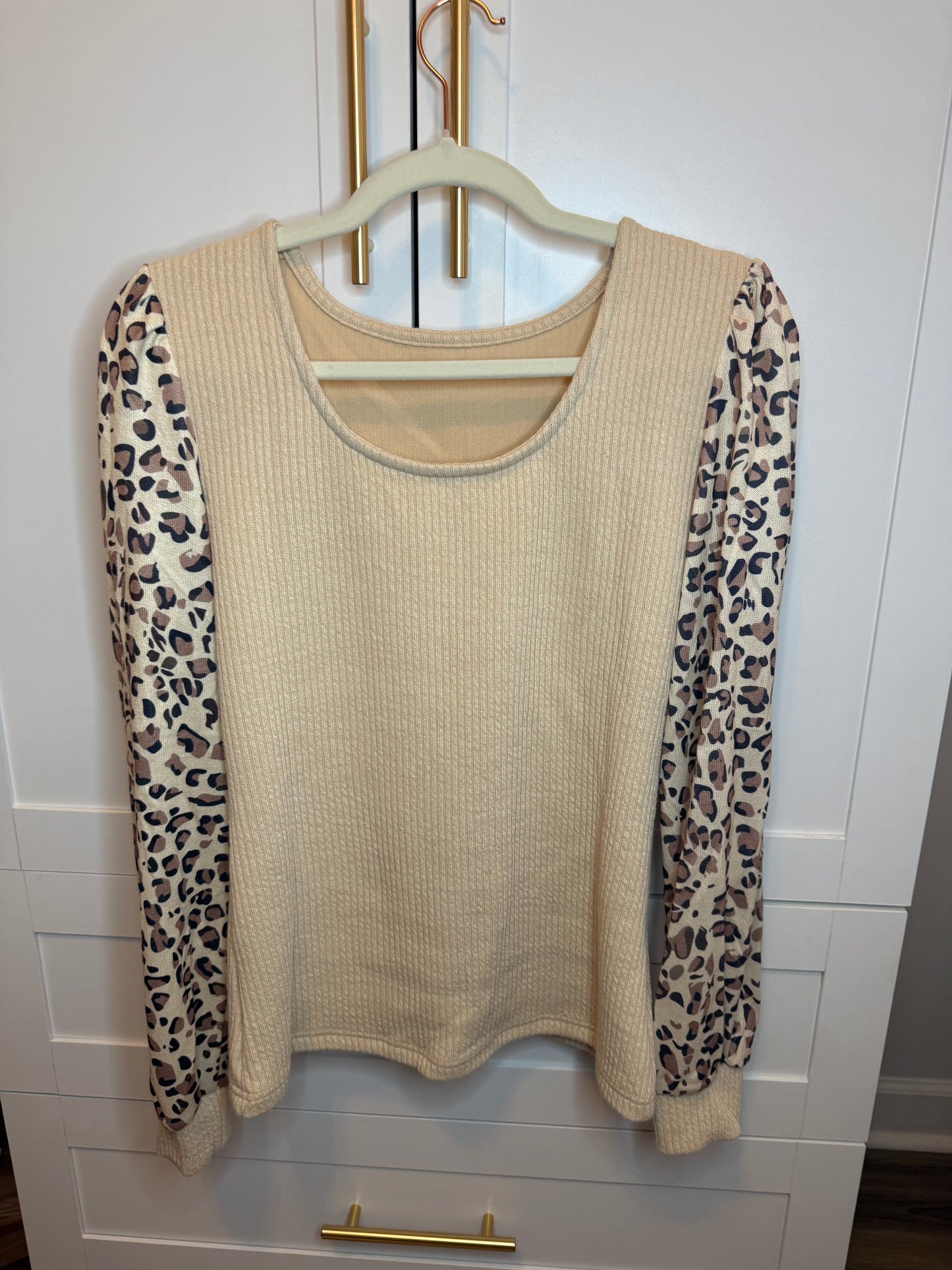 Tan Cheetah long sleeve