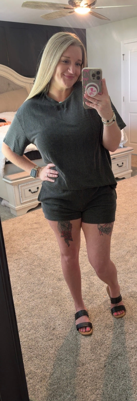 Black/Grey Short's Set