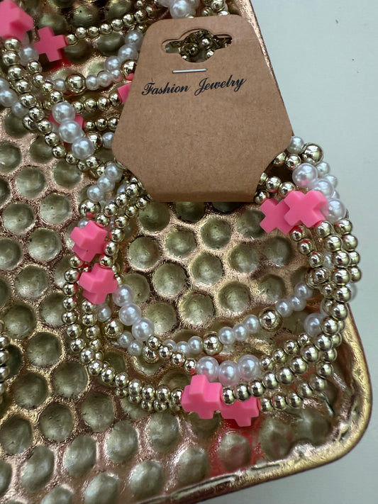 Pink enewton dupe bracelet