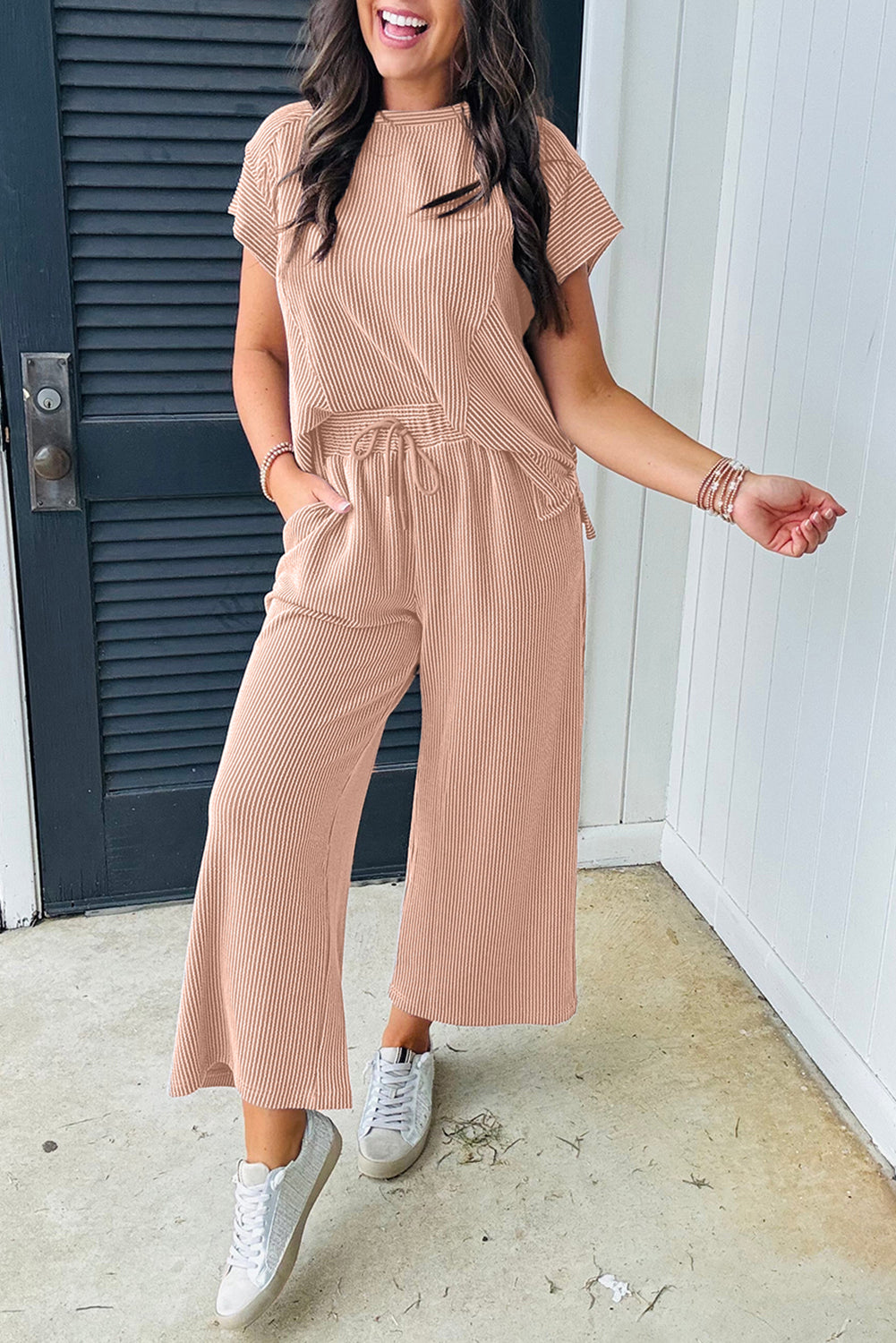 Tan Pant's Set