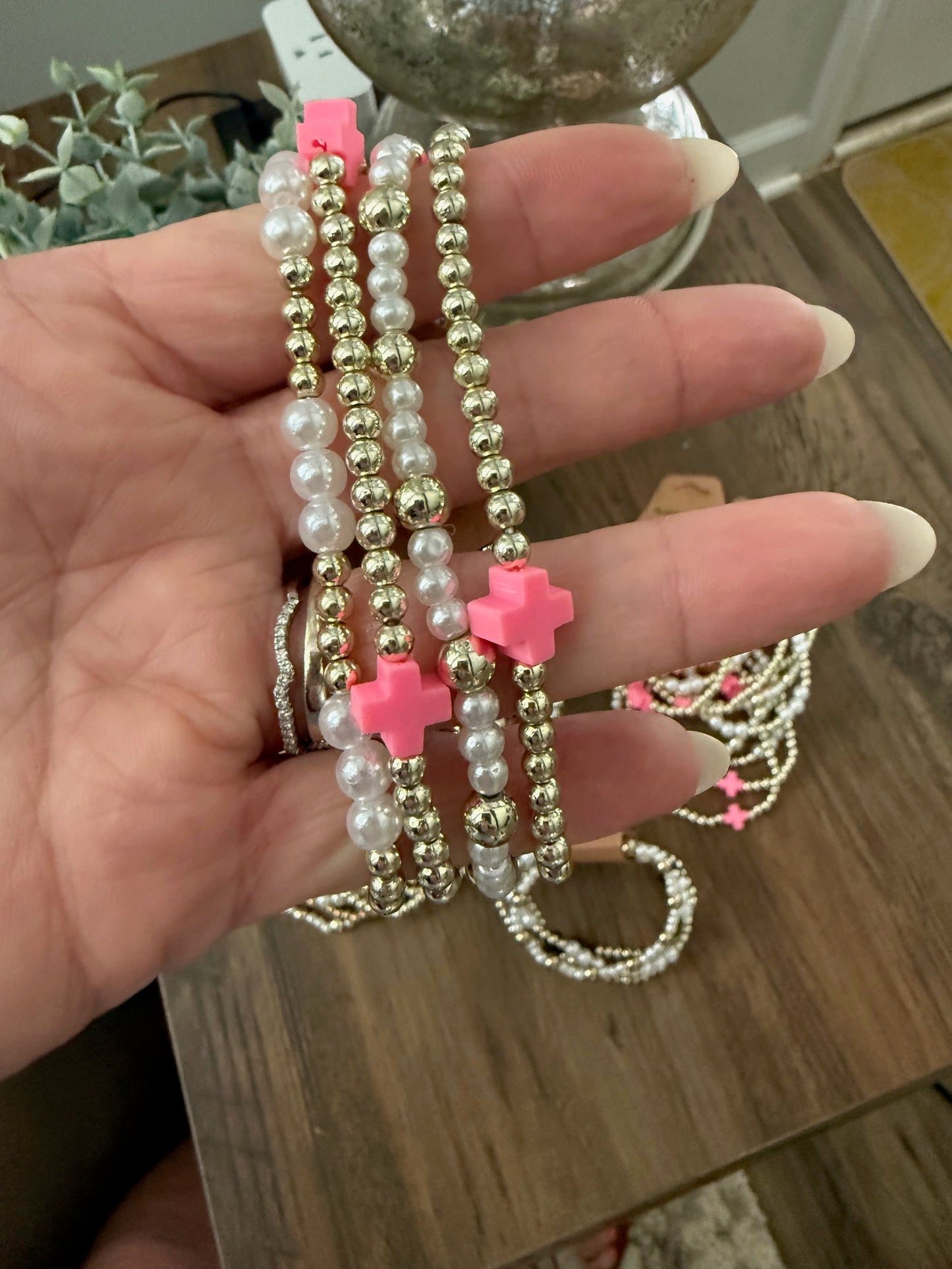 Pink enewton dupe bracelet